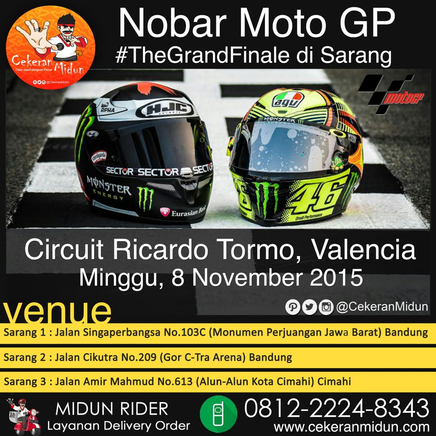 Nobar Moto GP At Cekeran Midun Live TheGrandFinale Valencia Spanyol Nobar Moto GP At Cekeran Midun Live TheGrandFinale Valencia Spanyol