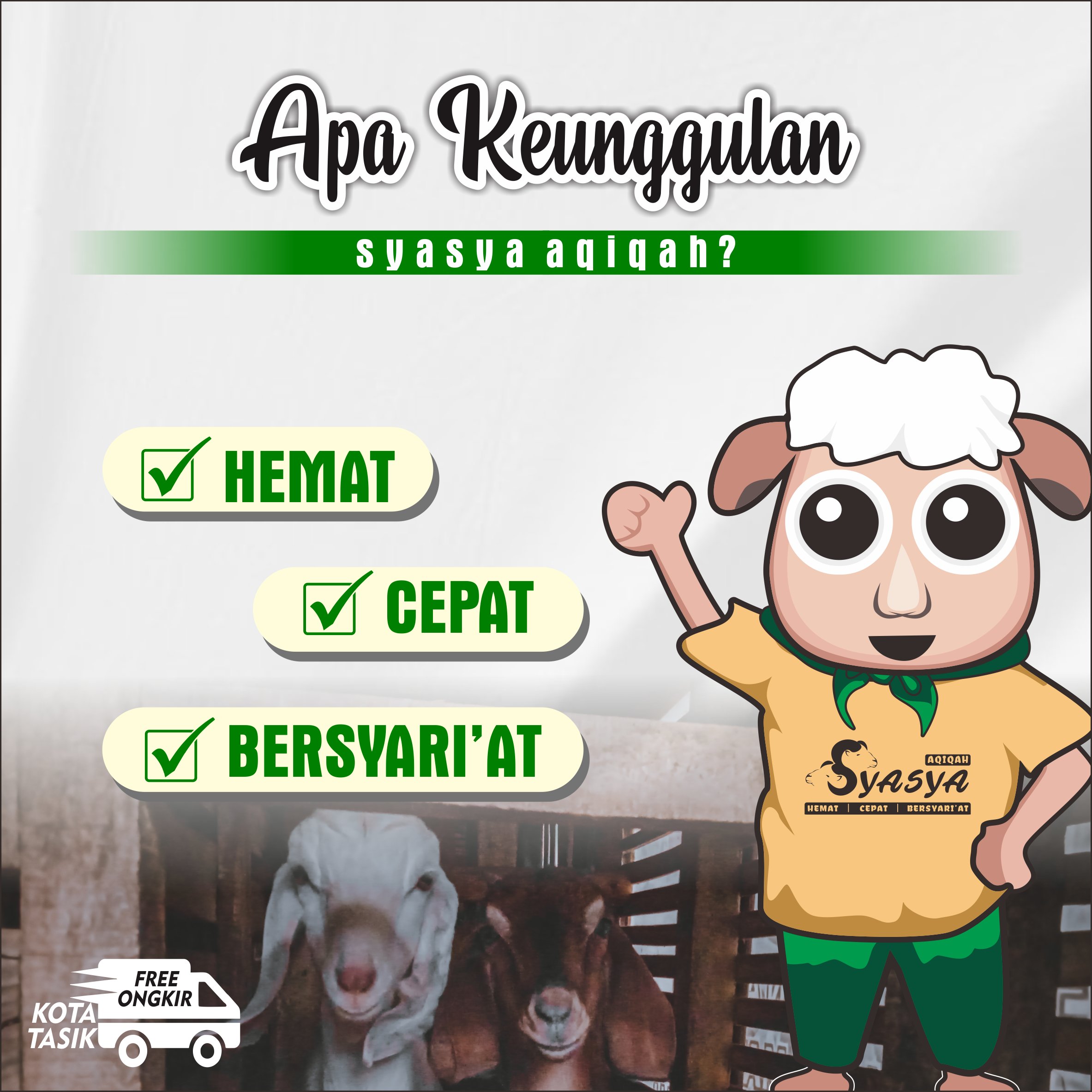 Keunggulan syasya aqiqah tasikmalaya