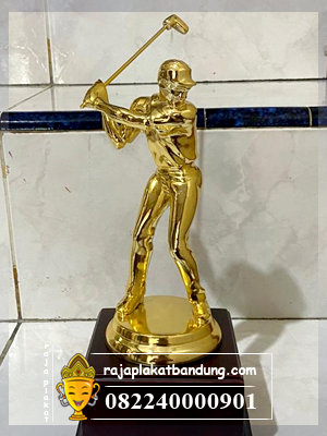 miniatur golf, piala golf, piala resin, plakat resin, piala golf, hadiah golf