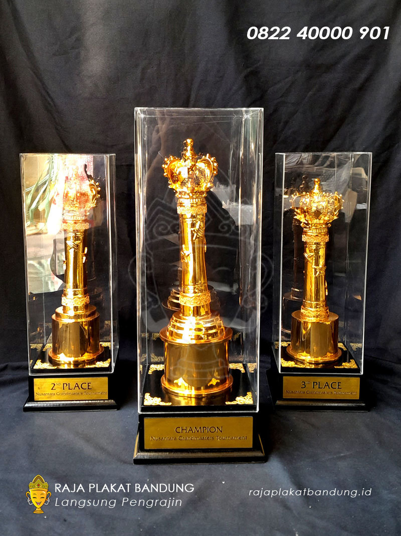 piala catur custom bahan resin