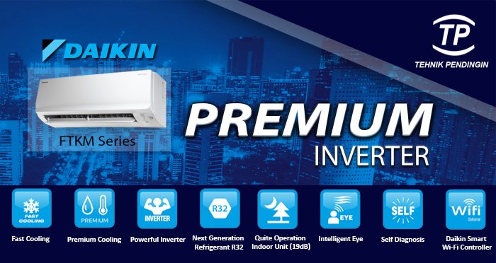 Harga Ac Split Daikin Premium Inverter 2 PK  Type FTKM50SVM4