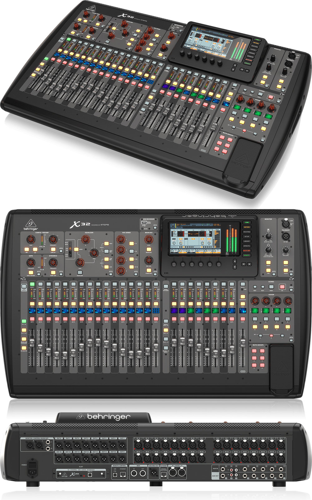 BEHRINGER X32 Audio Mixer Digital 32 Channel with Midas Preamp