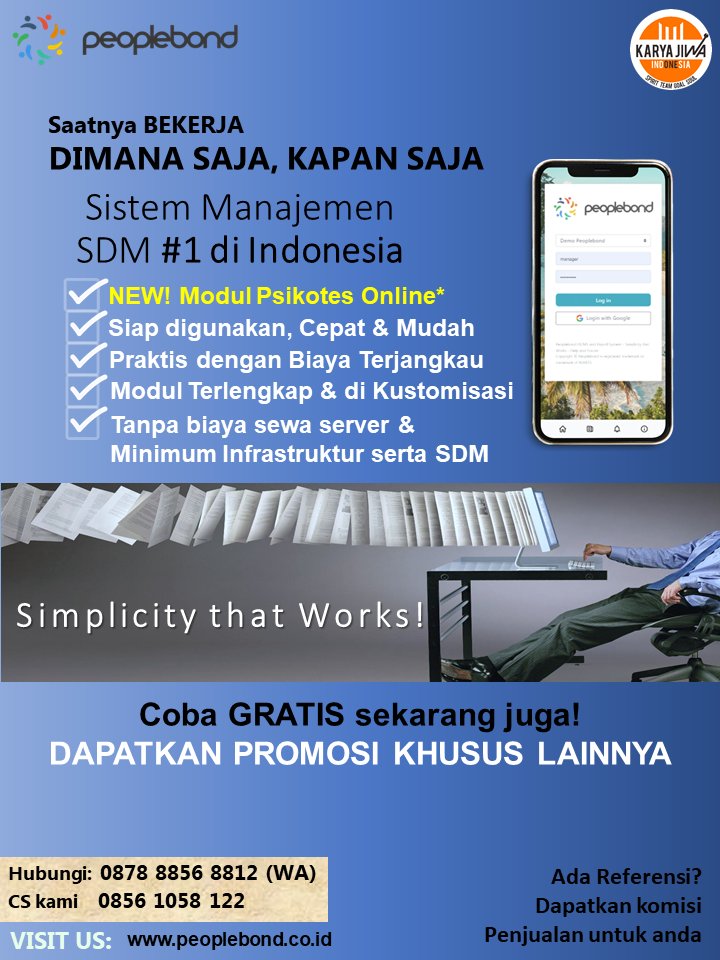 Sistem Manajemen HRD #1 di Indonesia