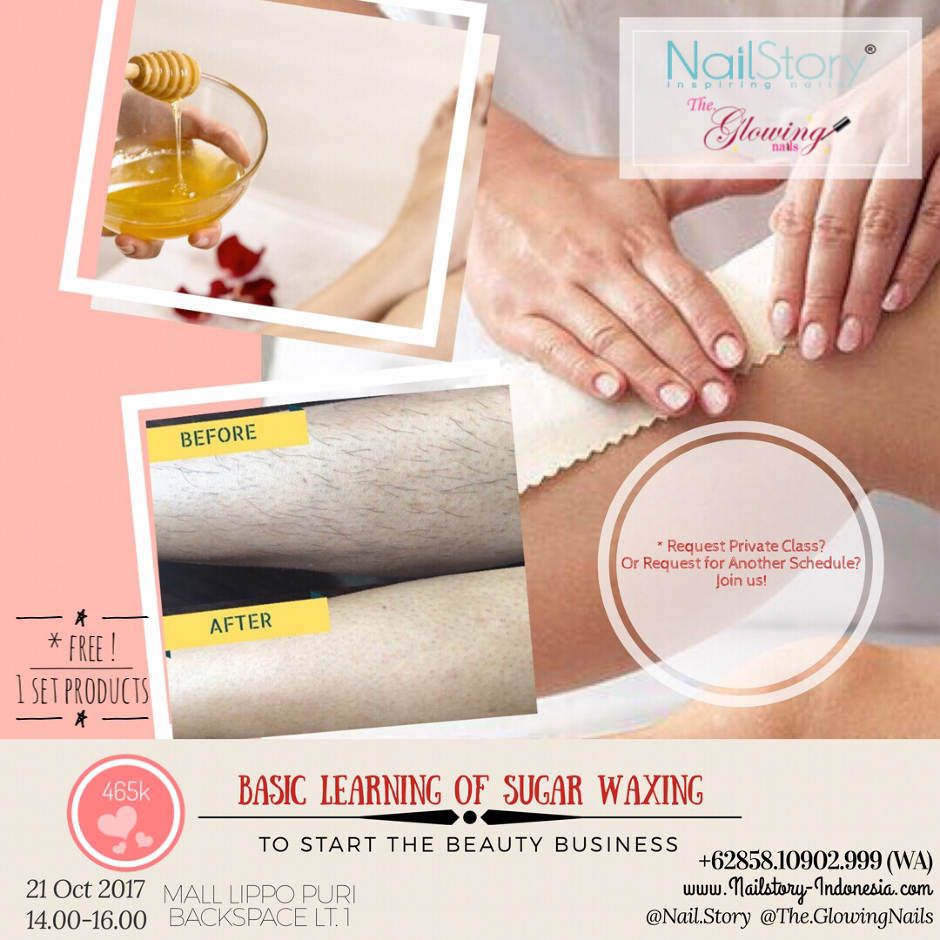 Workshop : BASIC LEARNING OF SUGAR WAXING TO START THE 