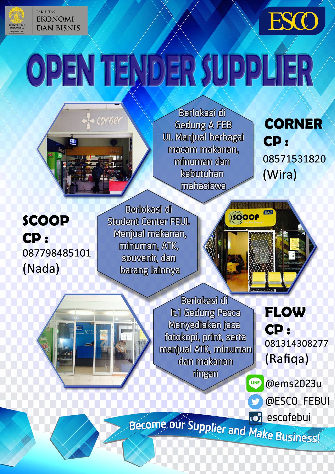 Open Tender ESCO FEB UI 2017