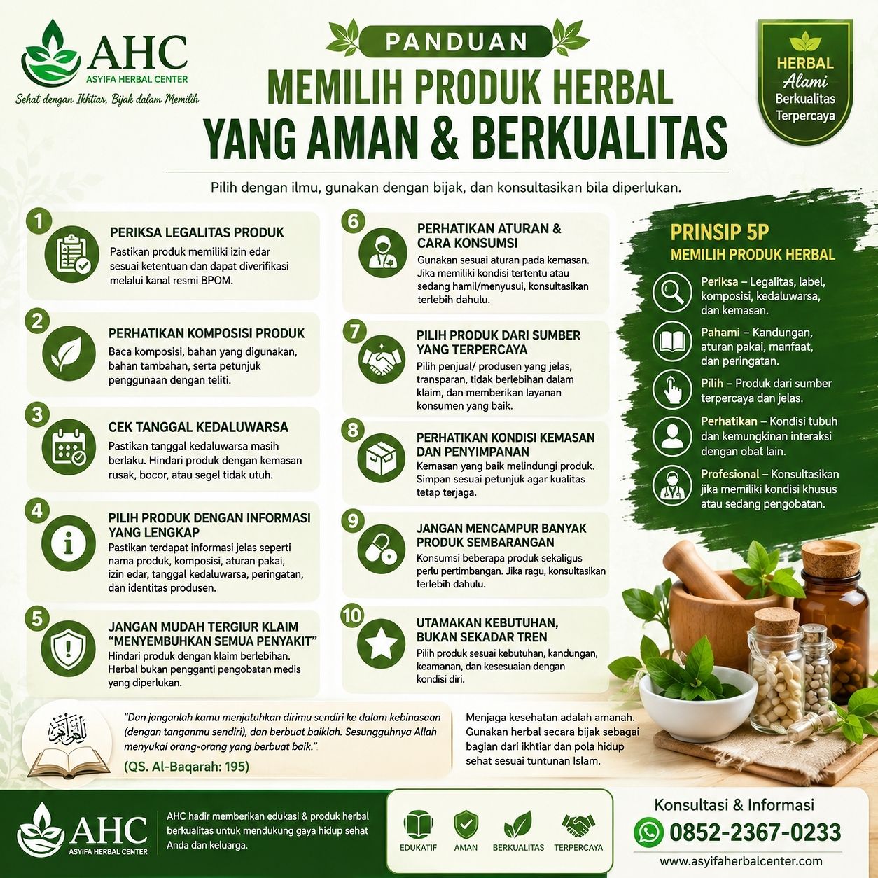 Panduan memilih produk herbal yang aman dan berkualitas 