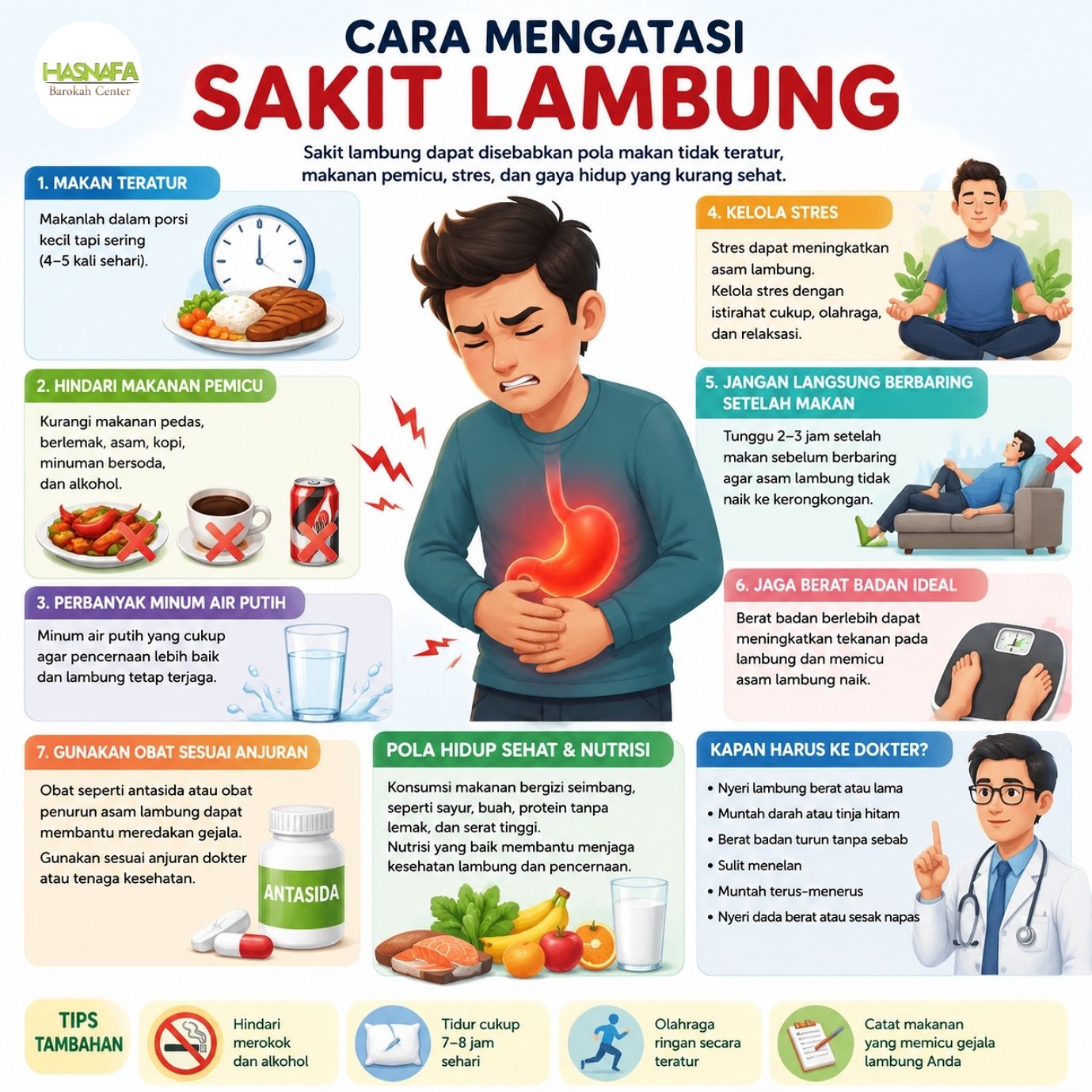 Cara mengatasi sakit lambung