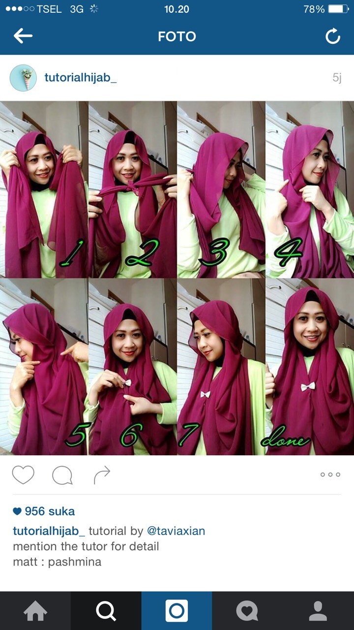 Hijab Pashmina Buat Hangout