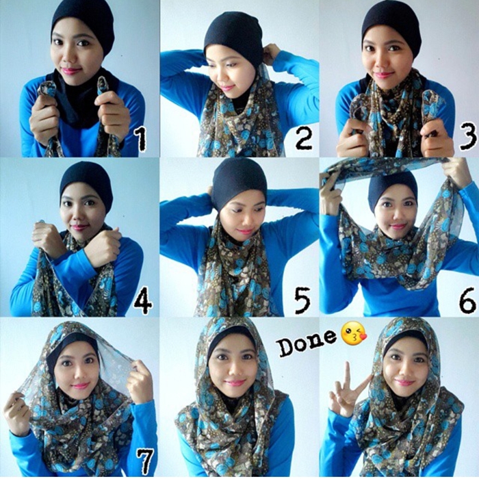 Tutorial Hijab Pashmina Simple Dian Pelangi