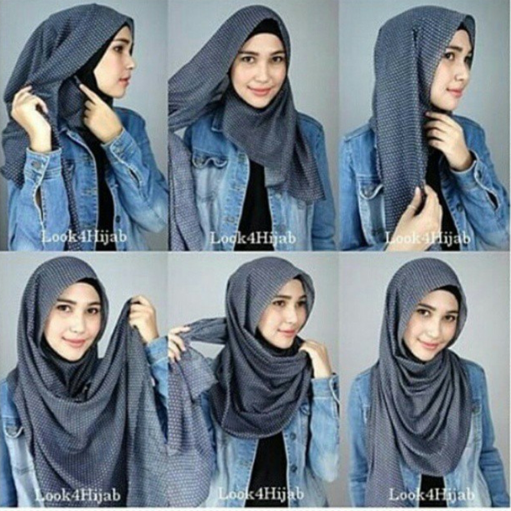 Foto Tutorial Hijab Pashmina Simple Untuk Sehari Hari Modernhijab77 