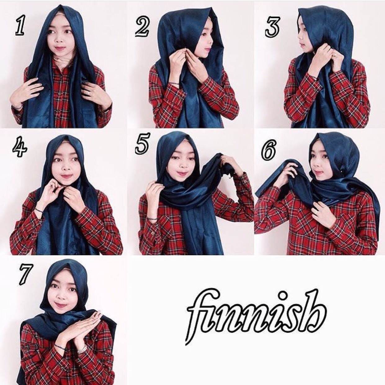 Cara Memakai Kerudung Pashmina Panjang Tutorial Hijab