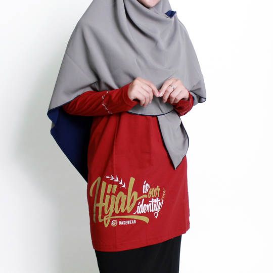  Kaos  Muslimah  Hijab is Our Identity