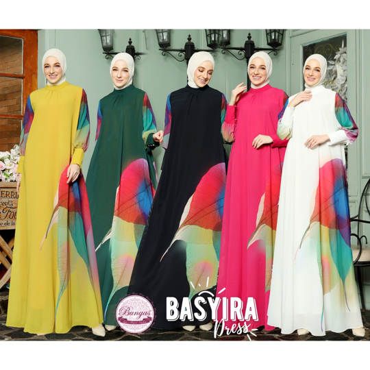 DRESS BASYIRA ORIGINAL BUNGAS FASHION