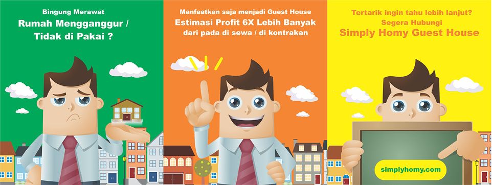 Berdayakan Rumah/Kos/Ruko Anda Menjadi Franchise Guest House yang Menghasilkan Pasif Income