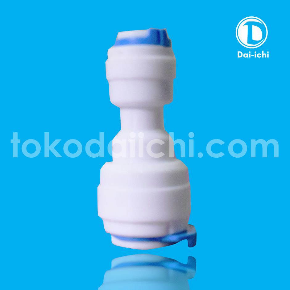 Konektor Lurus Quick Connect untuk RO Selang 1/4 x 3/8 | Toko Daiichi