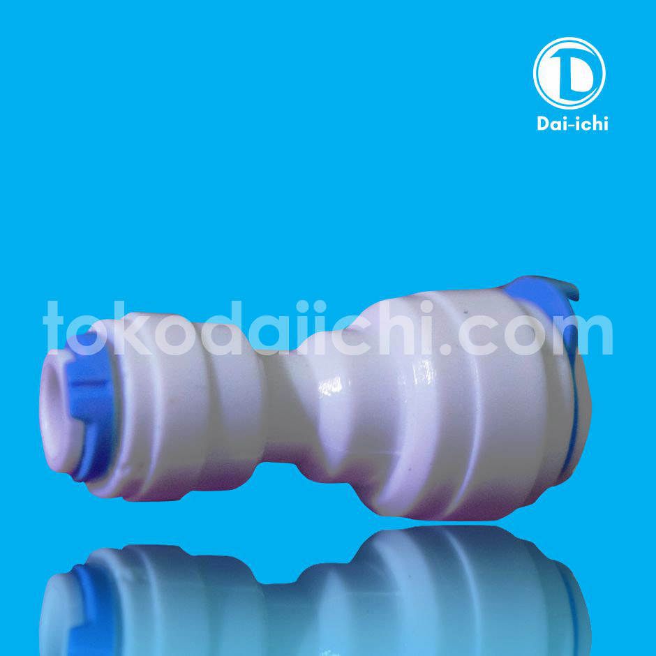 Konektor Lurus Quick Connect untuk RO Selang 1/4 x 3/8 | Toko Daiichi