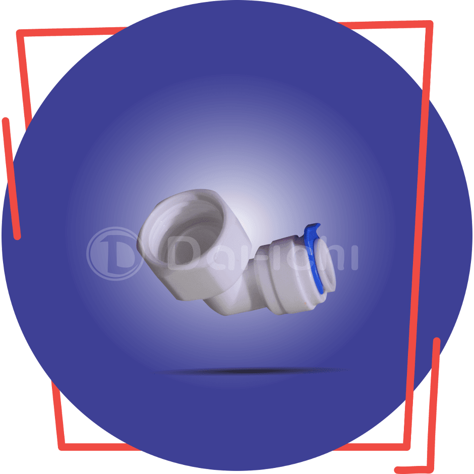 Konektor L / Elbow untuk RO Selang 3/8 Drat Dalam 3/8 | Toko Daiichi