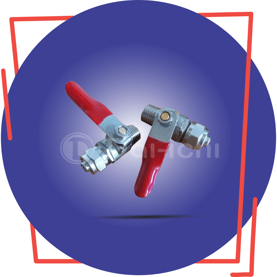 Ball Valve / Stop Kran dengan Drat 1/4 | Toko Daiichi