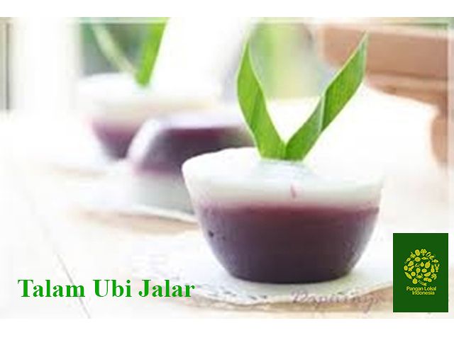 RESEP CEMILAN SEHAT, TALAM UBI UNGU