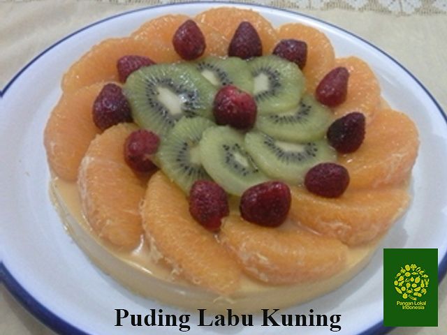 PUDING BUAH LABU KUNING, Cemilan Sederhana dan Menyehatkan