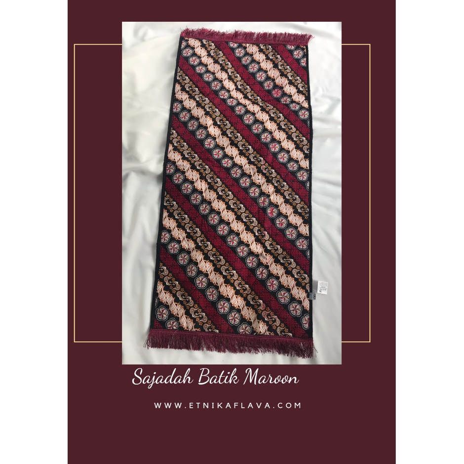 SajadahBatik  Maroon