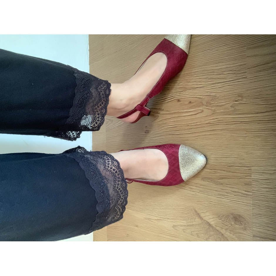 Ramada Heels in Cherry