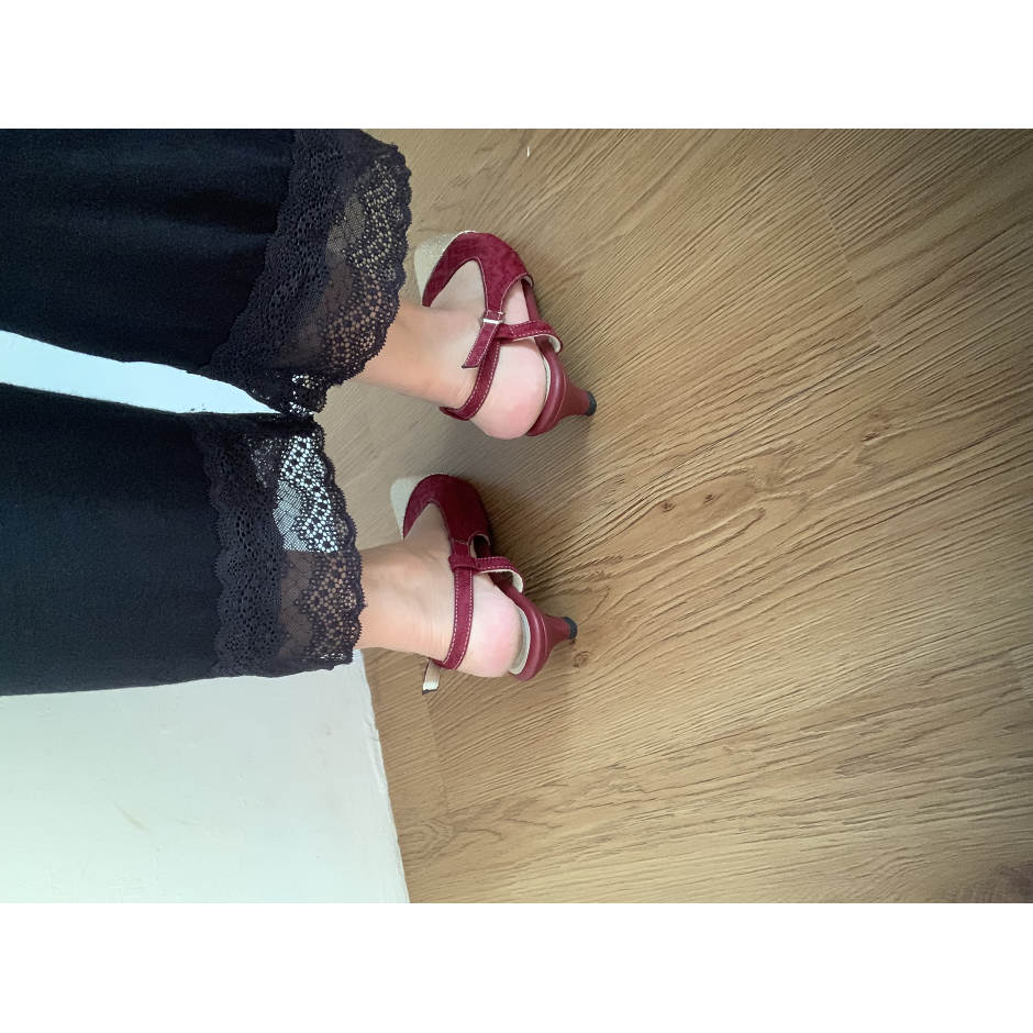 Ramada Heels in Cherry