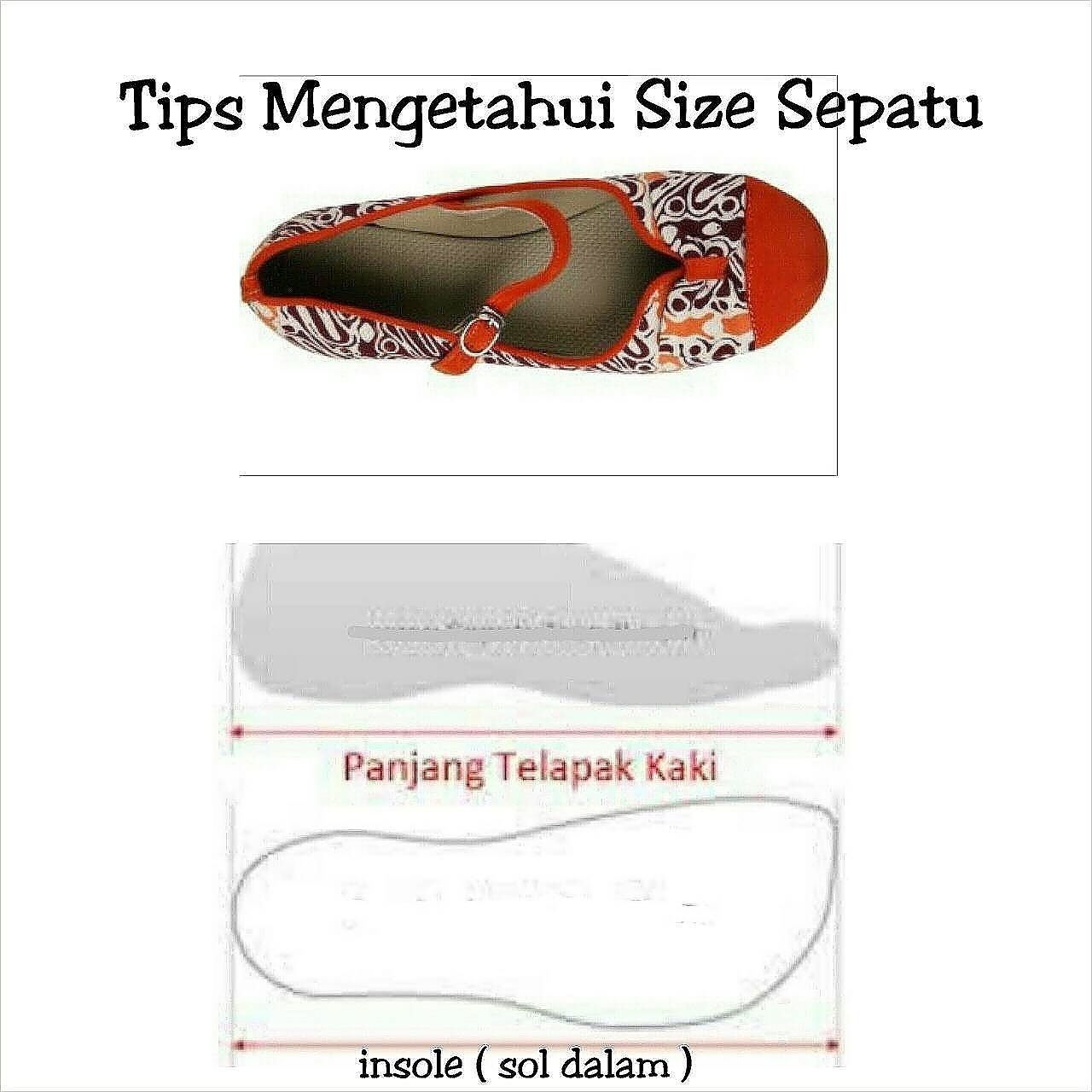 Cara Mengetahui ukuran Sepatu