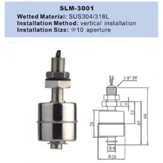 Float level Switch SLM 3001 SUS 304