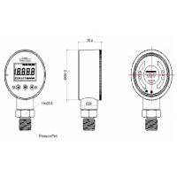 PM-3000 Waterproof Digital Pressure Gauge