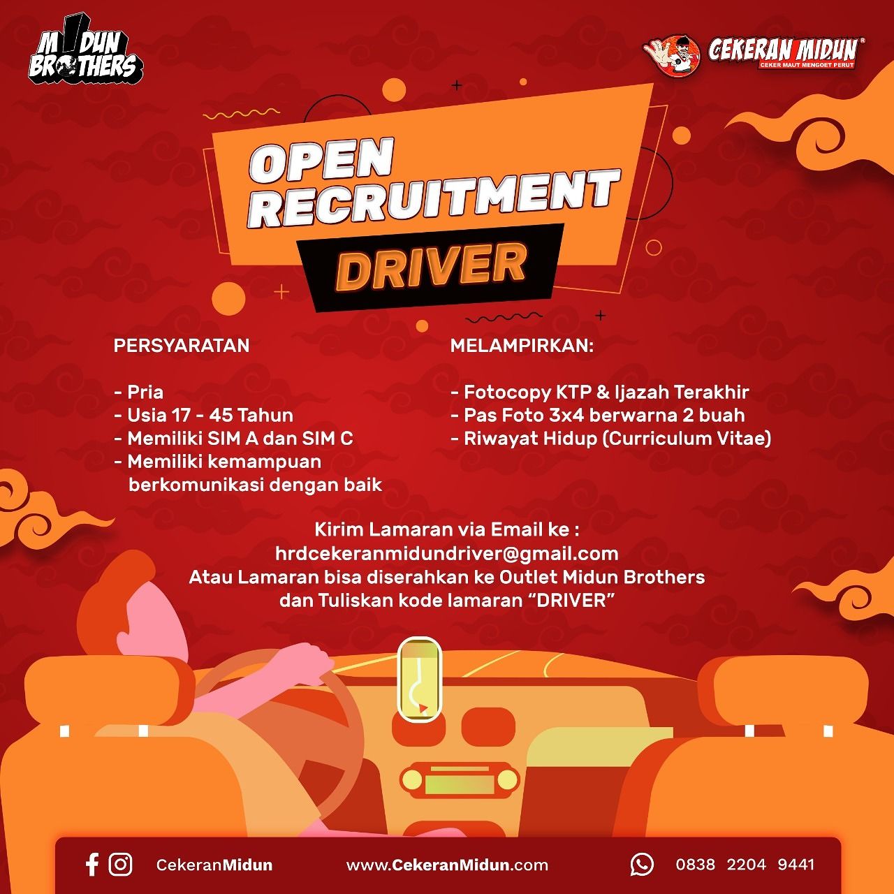 Cekeran Midun Ceker Maut Mengoet Perut