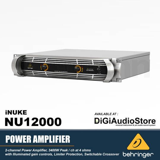 Behringer iNuke NU12000 12000 Watt Power Amplifier