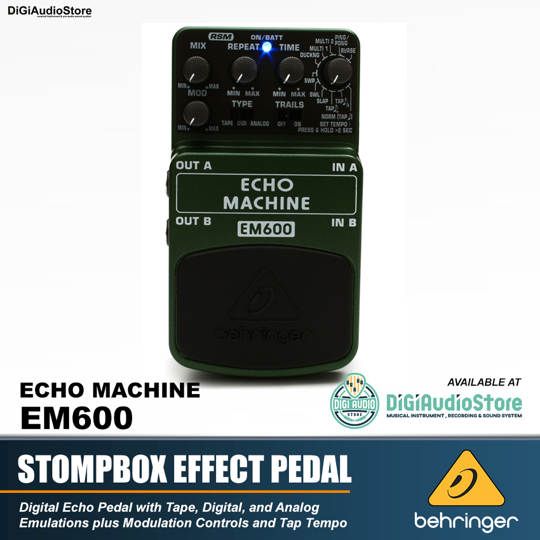 Behringer Echo Machine EM600 Guitar Stompbox