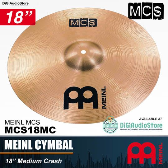 MEINL Cymbal MCS18MC 18 inch MEDIUM CRASH