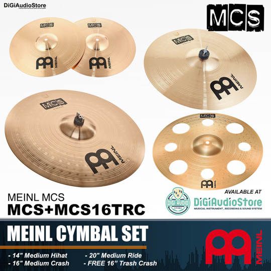 MEINL Cymbal MCS+MCS16TRC Free 16 Inch Splash