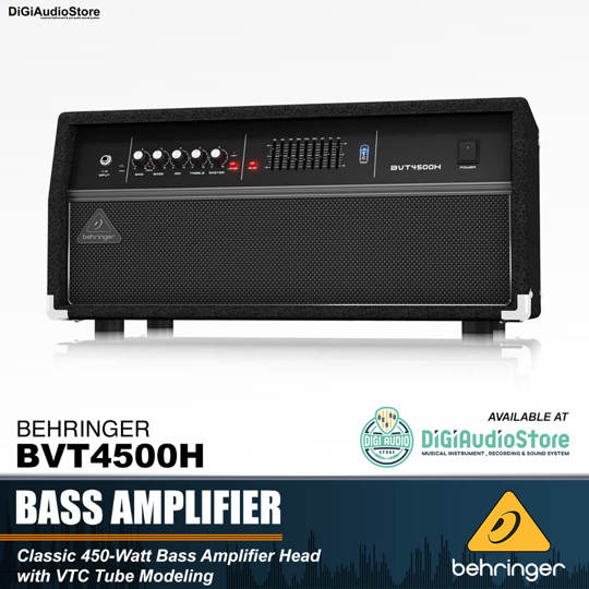 Behringer BVT4500H Classic Bass Head Amplifier