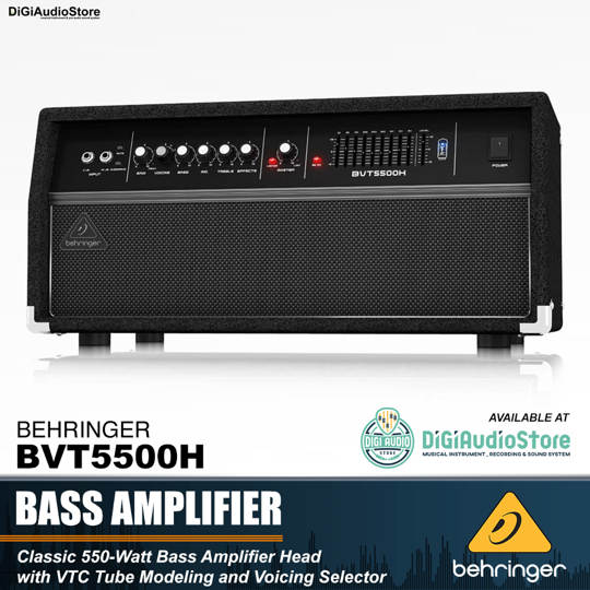 Behringer ULTRABASS BVT5500H Bass Head Amplifie
