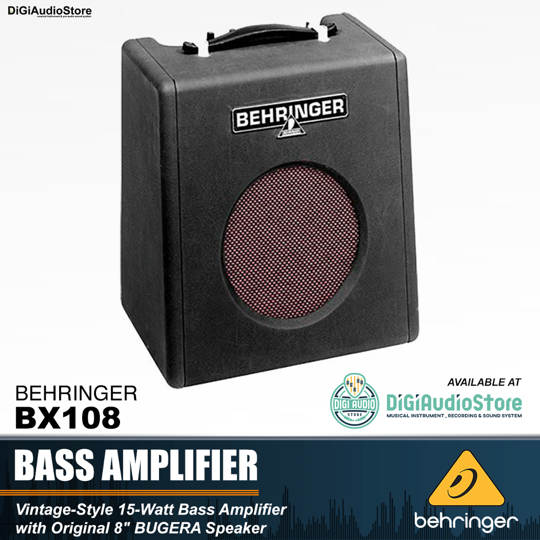 Behringer BX108 bass amplifier with BUGERA Speaker
