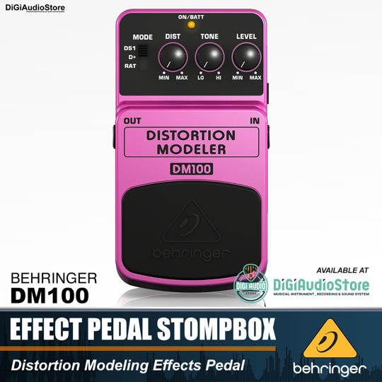 Behringer DM100 Distortion Modeler Efek Pedal