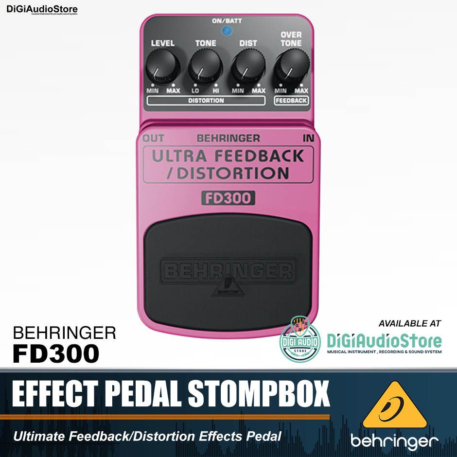 behringer ultra feedback distortion