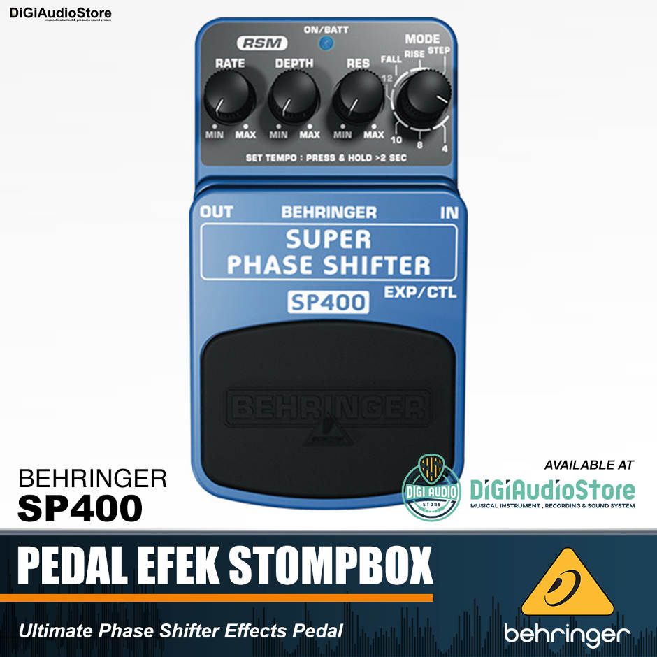 Behringer SP400 Ultimate Phase Shifter Effects Pedal Stompbox