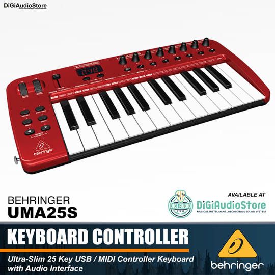 Behringer UMA25s Keyboard USB Midi Controller