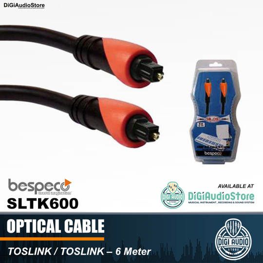 Kabel Optical Bespeco SLTK600 TOSLINK / TOSLINK – 6 Meter OPTIK