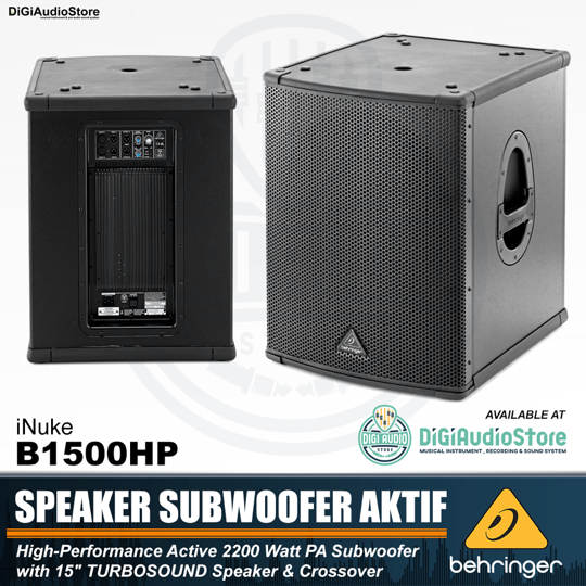Behringer B1500HP Speaker Subwoofer Aktif 15 inch