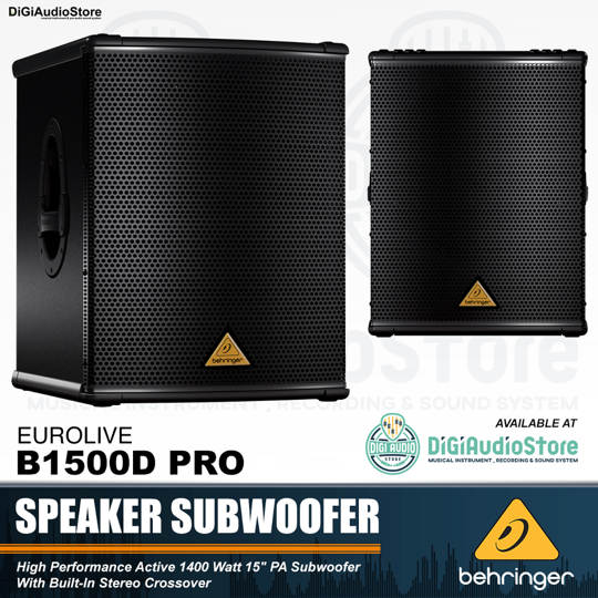 Behringer Eurolive B1500D PRO Speaker Subwoofer Aktif 15 inch