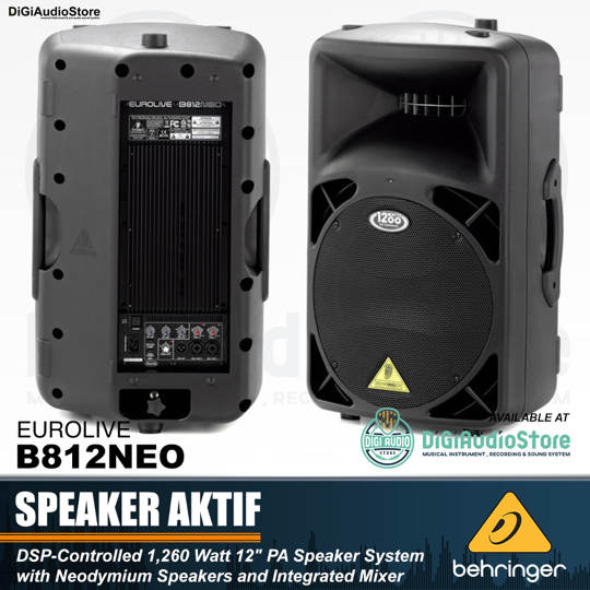 Behringer Eurolive B812NEO Speaker Aktif 12 inch