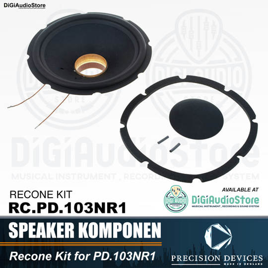 Recone Kit Speaker Komponen Precision Devices PD.103NR1