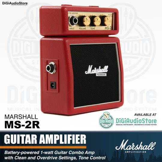 Marshall MS-2R 1 watt Battery powered Micro Amp - Red