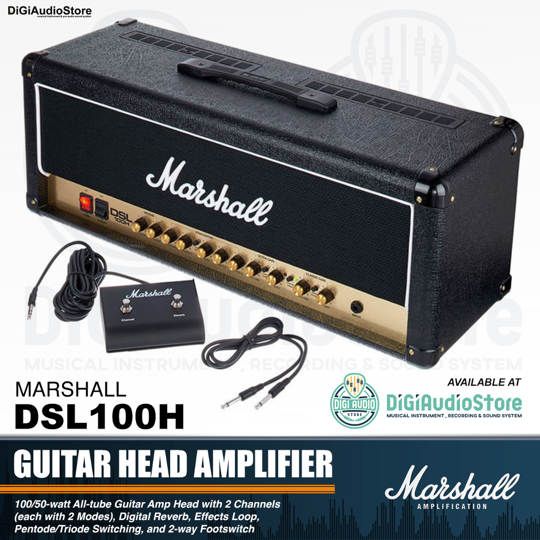 Marshall DSL100H 100 Watt Guitar Head Amplifier