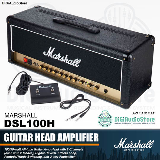 Marshall dsl100h deals tubes